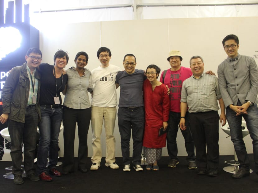 If there's one thing everyone can agree on, is that nobody present the SWF Closing Debate are illiterate or robots. Photo: Mysara Bte Mohamad Aljaru