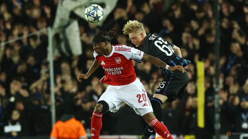 Arsenal make it six out of six with easy win over Club Brugge