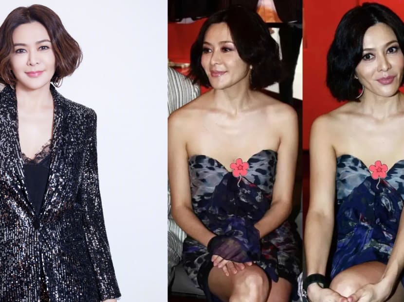 Someone even Photoshopped a flower over the ‘80s screen siren’s dress to make it look like she had a wardrobe malfunction.