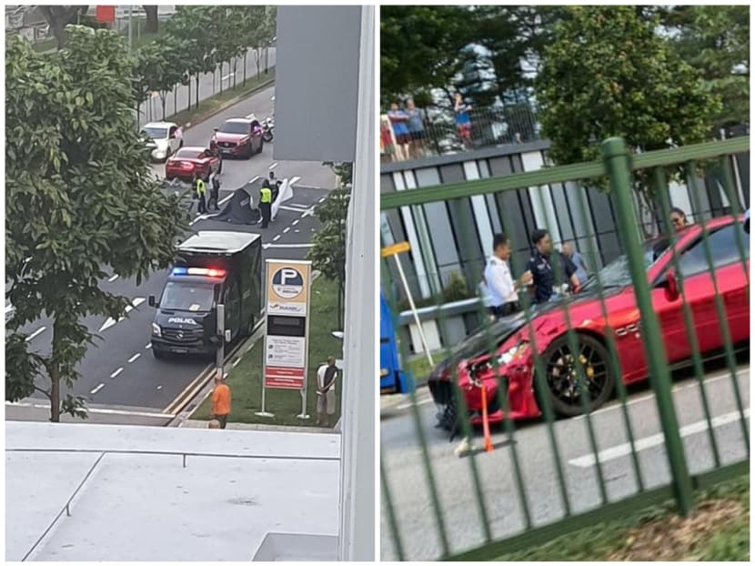 The police, who were alerted to the accident at 5.25am, said the woman was pronounced dead at the scene by a paramedic.