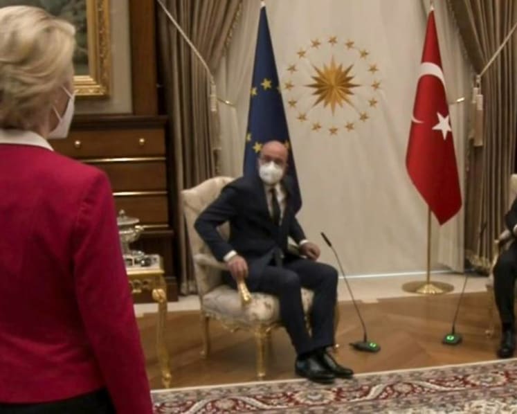 EU chief says 'sofagate' shows need to tackle sexism