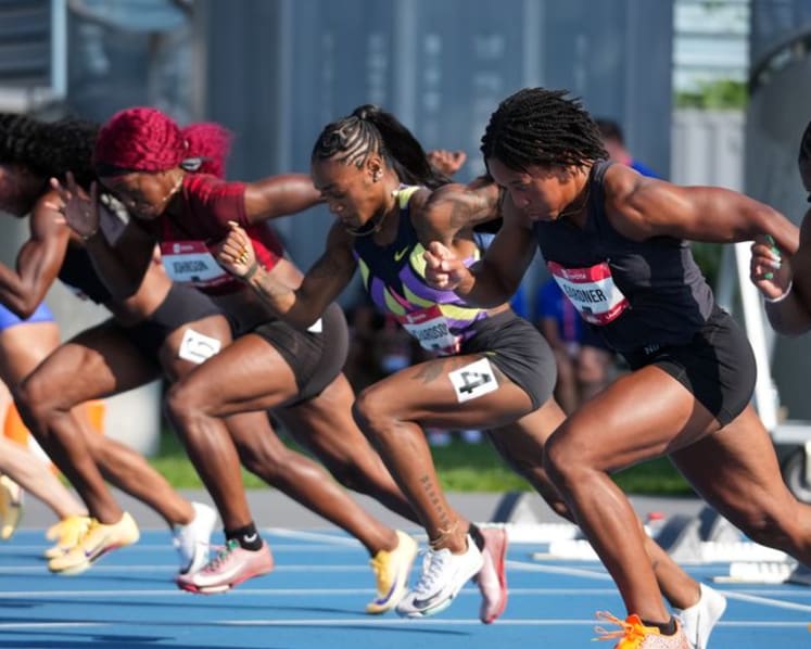 Athletic-Lyles, Richardson ease through opening 100m heats at US championships