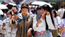 Japan sets record temperatures, worries mount over rice crops