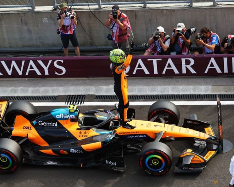 Norris takes Hungary pole as Mercedes domination ends