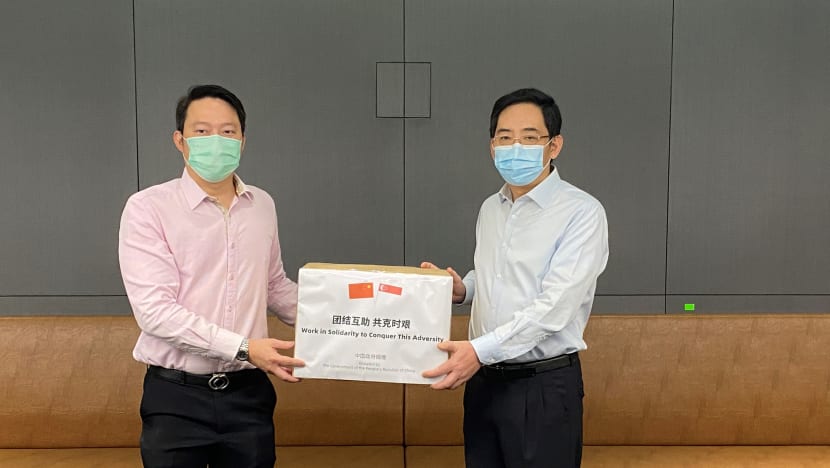 China donates 600,000 masks to Singapore to support fight against Covid-19