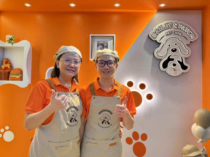 At this new cafe for pets and their owners, a young baker with autism serves his goodies made with love