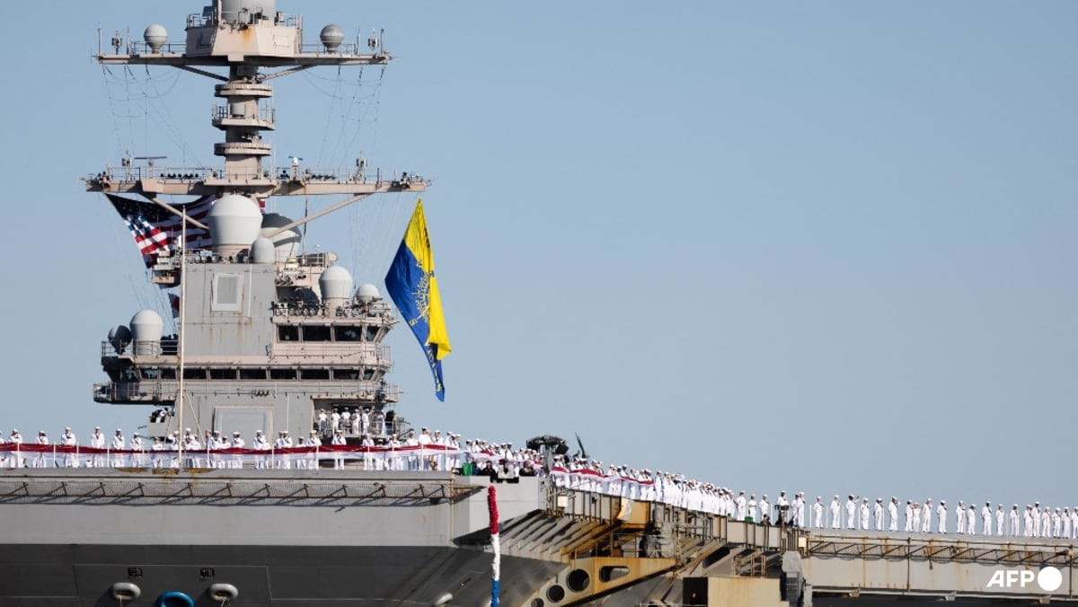 USS Ford returns home after 11-month deployment supporting the Iran war and Maduro's capture