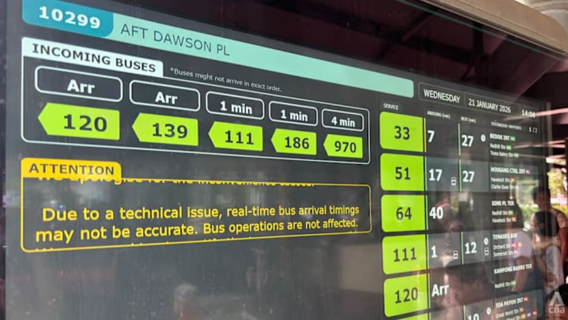 Sistem ETA bas dipulihkan berperingkat dalam tempoh 4 hari selepas masalah dikesan: LTA