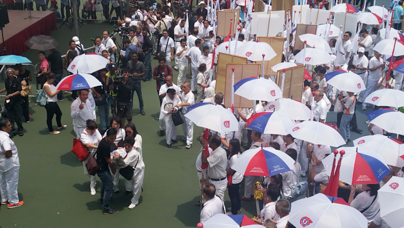 Nomination Day: Colourful, cacophonous and fiercely partisan