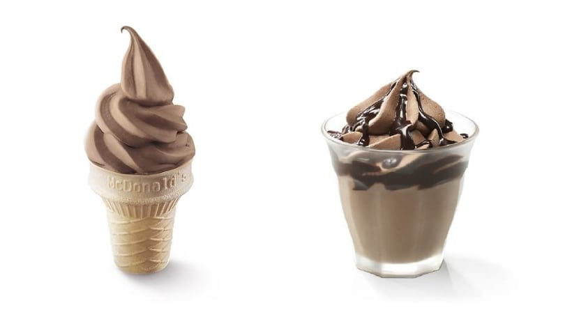 Attention chocolate fans: McDonald’s is serving Hershey’s soft serves from Sep 23