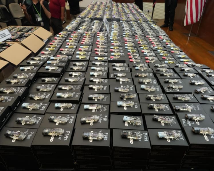 Cocaine vape seizure: 3 Singaporeans among 4 charged with drug trafficking, face death penalty in Malaysia
