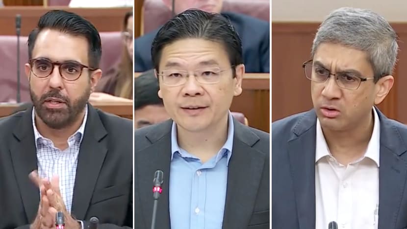 WP's Pritam Singh, Leon Perera in sharp exchange with DPM Lawrence Wong over housing, reserves