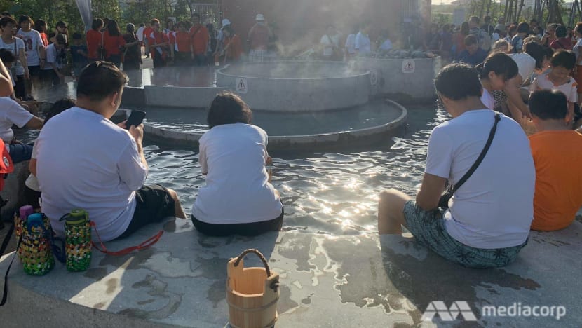 Sembawang Hot Spring Park reopens with cascading pool, cafe and floral walk