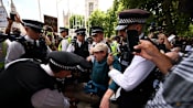 UK police arrest about 425 at protest for banned Palestine Action