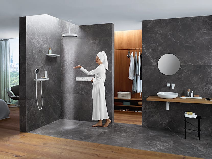 Be awash in effortless chic with a restorative hansgrohe experience