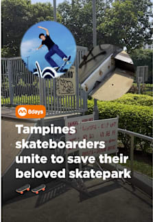 Looks like Tampines still has the kampung spirit! #8dayssg #8dayssgtrending #sgtiktok #singapore #skateboarding 