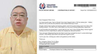 Turritopsis Dohrnii Teo En Ming Files Police Report Over TikTok ‘Shadow-Ban’