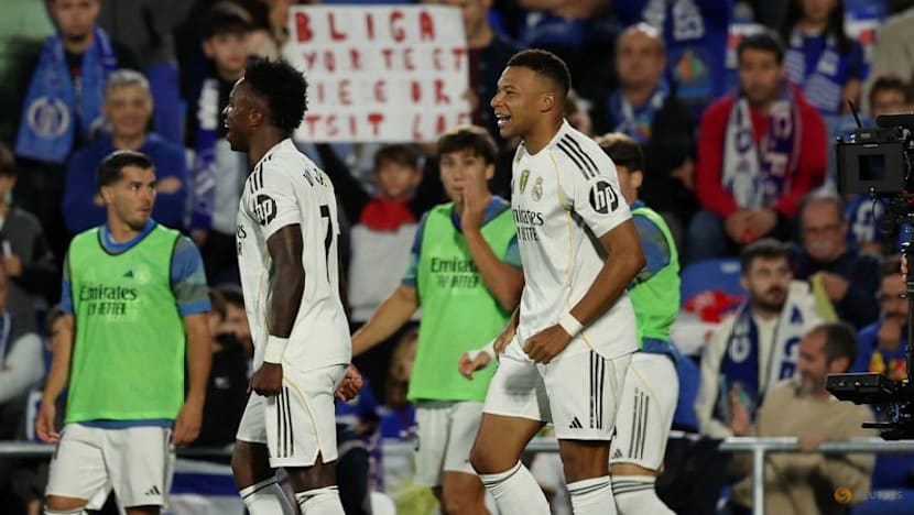 Mbappe scores again to send Real top in nervy 1-0 win at Getafe