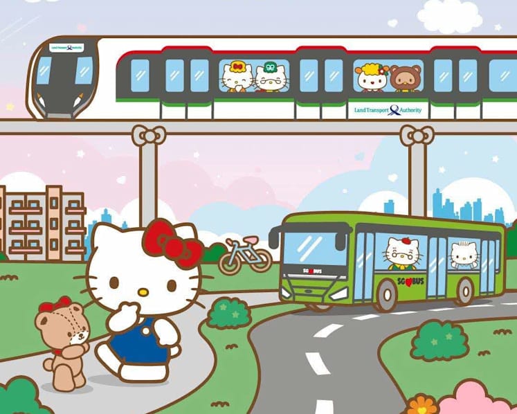 LTA's new Hello Kitty campaign lets you exchange 'coins' from quizzes and walks for exclusive merch