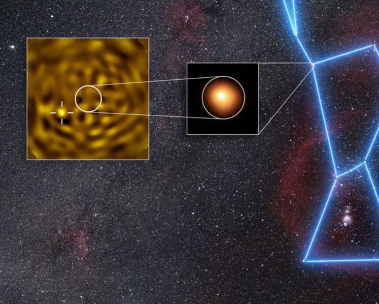 Astronomers observe companion star orbiting stellar giant Betelgeuse