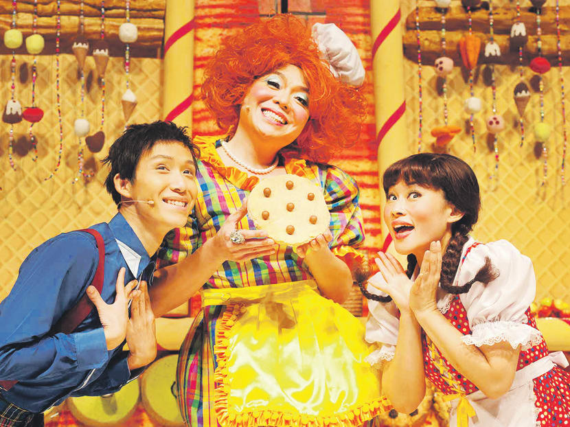 A scene from Hansel & Gretel.