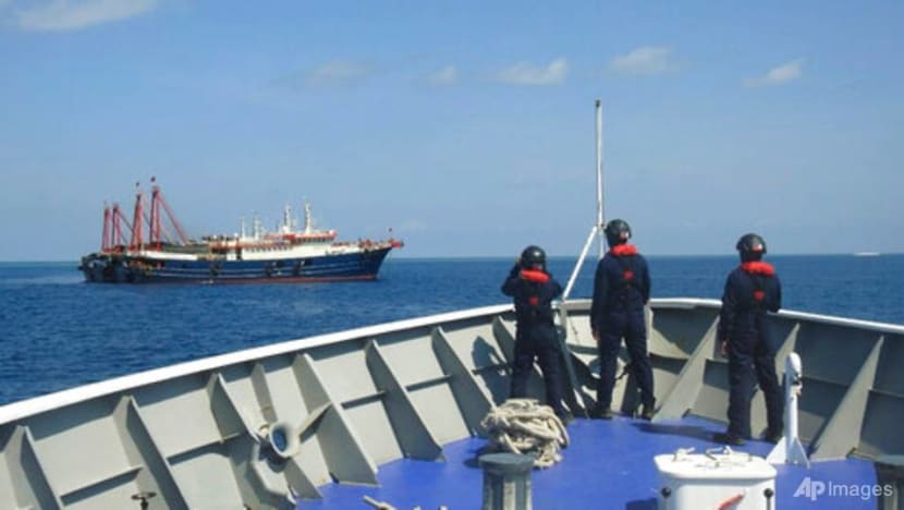 Philippines vessel from contested South China Sea shoal returns to port Philippines vessel from contested South China Sea shoal returns to port