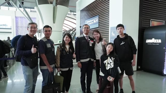 第二趟接载受困中东国人专机 从马斯喀特起飞