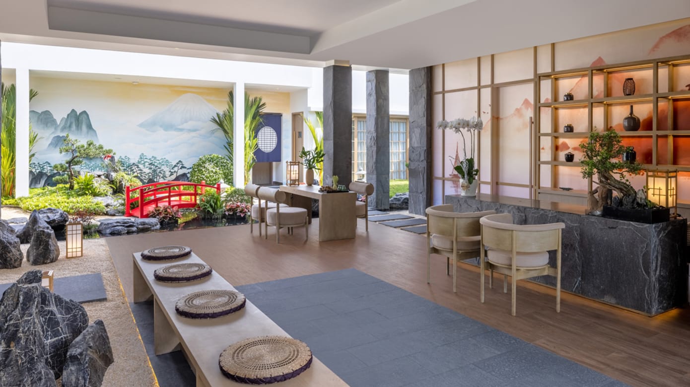 设计灵感来自日本温泉（图：Meliá Ho Tram Beach Resort）