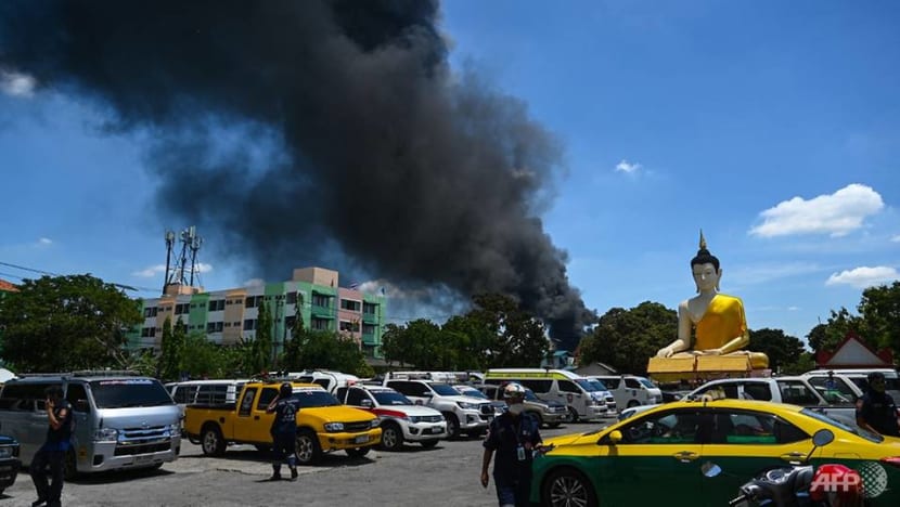 1 killed in Thai factory blast that was felt at Bangkok airport