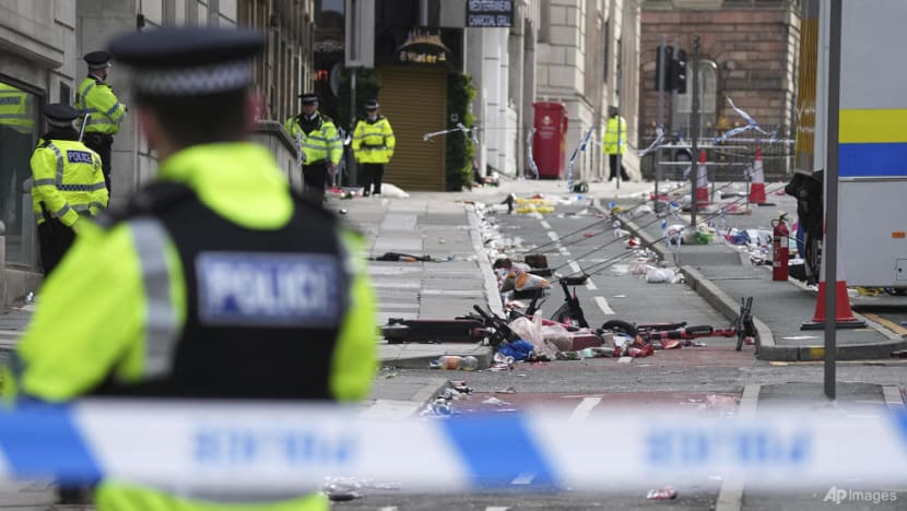 Four people injured in Liverpool parade crash 'very, very ill,' mayor says