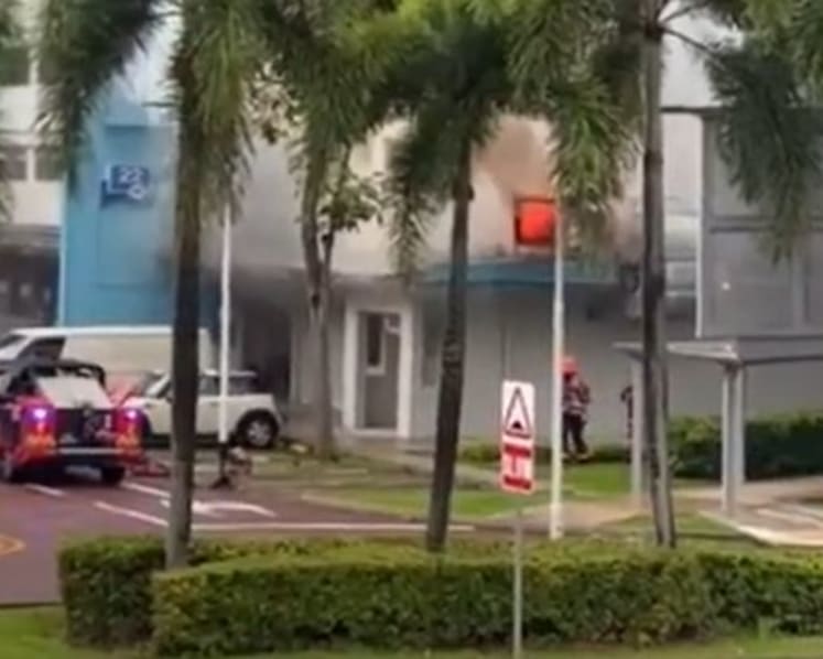 SCDF extinguishes fire at restaurant at Boon Keng HDB block. Same premises hit by blaze in 2018