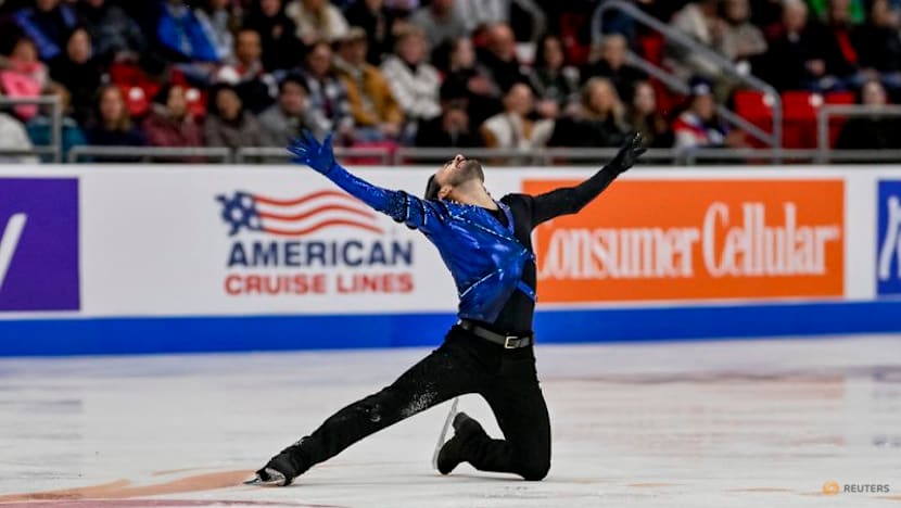 Figure skating-France's Aymoz claims first Grand Prix win at Skate America