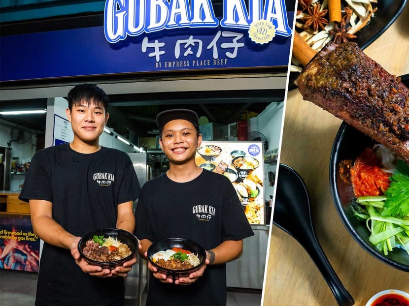 He also offers his dad’s classic dish from Empress Place Teochew Beef Kway Teow.