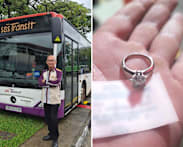 ‘Simply did what I felt was right’: SBS Transit bus captain finds and returns diamond ring to passenger