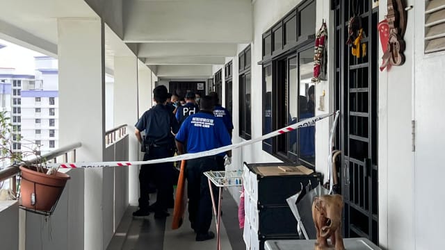 盛港组屋命案 31岁女子涉谋杀67岁父亲