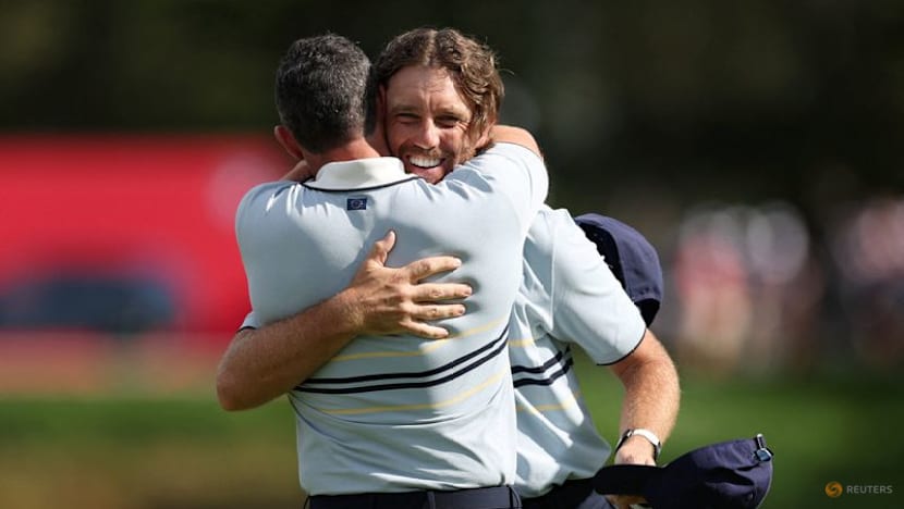 Europe's 'Fleetwood Mac' duet make sweet music again at Ryder Cup