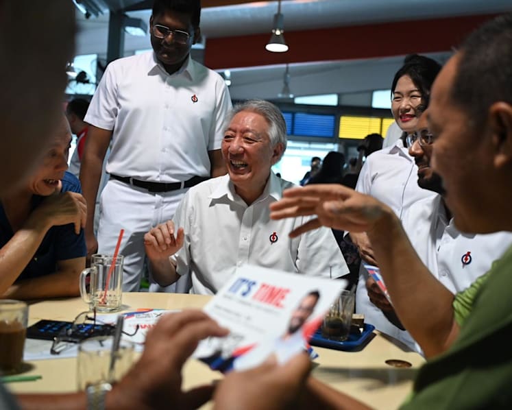GE2025: SM Teo Chee Hean turns up in Aljunied GRC, lends support to PAP team