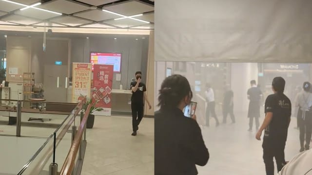 巴耶利峇中心商场餐馆发生火患 访客店员被疏散