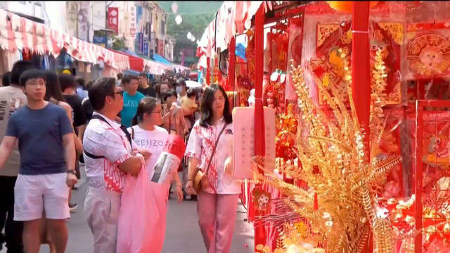 牛车水年货市场摊贩：销售量比去年下跌三成