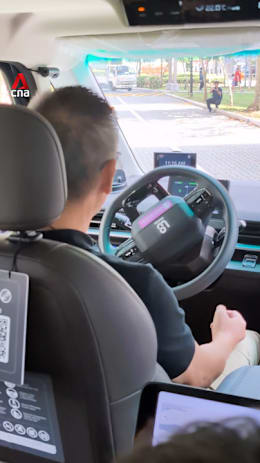 What it’s like riding a driverless shuttle in Punggol