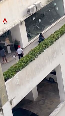 Woman arrested after 2 children fall from apartment building in JB