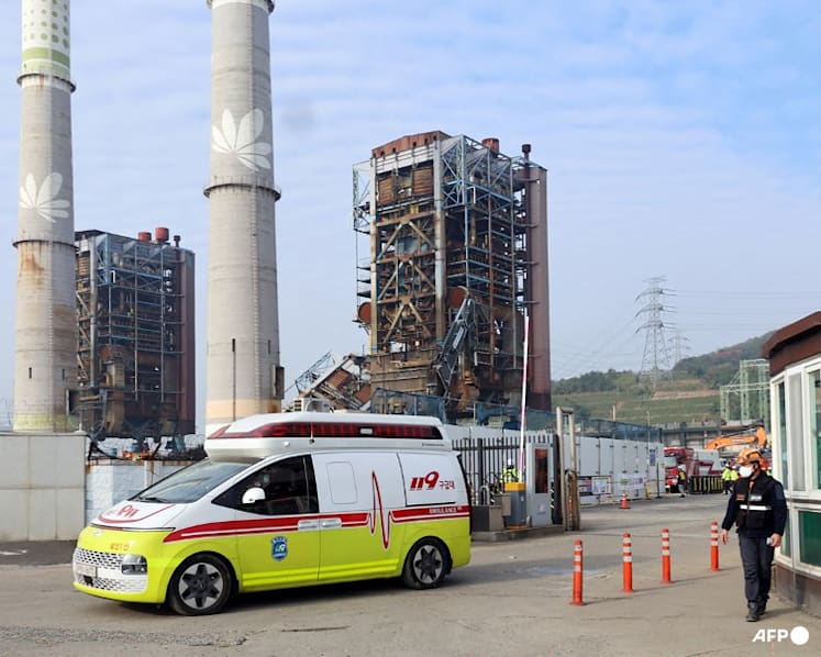 South Korea rescuers recover third body after power plant collapse, media reports say  