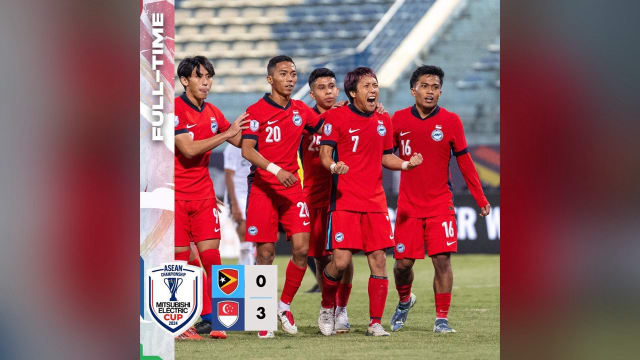 亚细安足球锦标赛：我国雄狮队3比0勇挫东帝汶