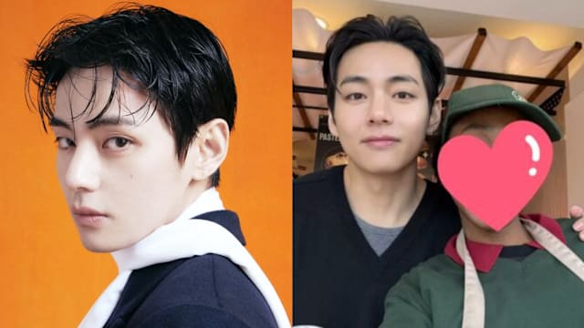 粉丝巧遇深爱9年的偶像！ BTS成员V主动问：要合照吗