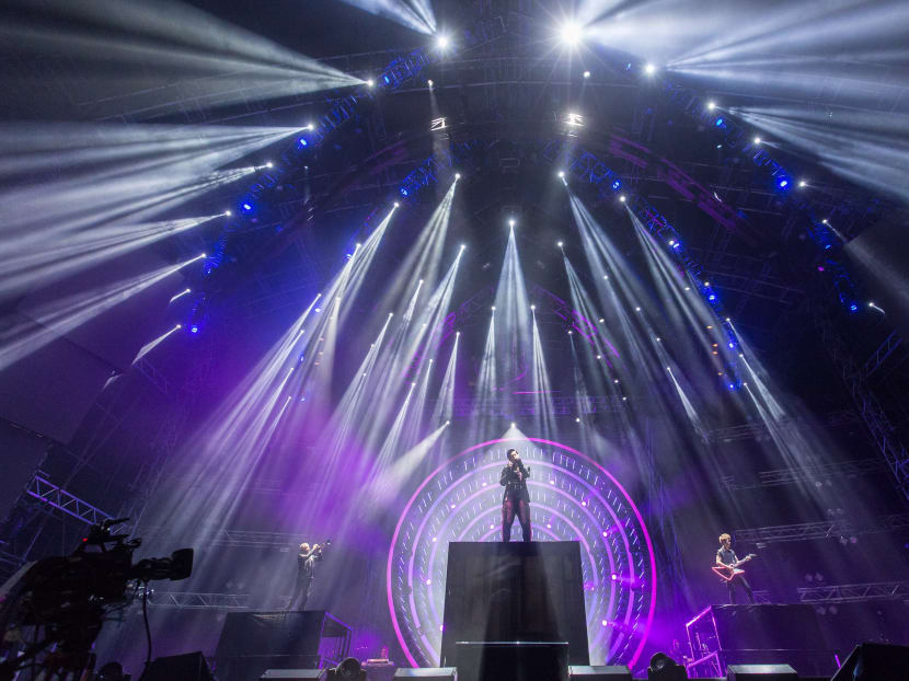 Jay Chou put up a great performance but the poor sound system has led some affected fans to call for refunds. Photo: Andrew Ang