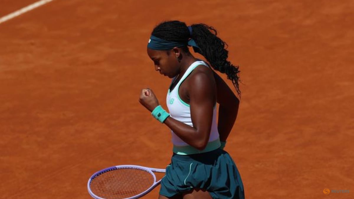 Gauff eases past Cirstea to reach second straight Italian Open final