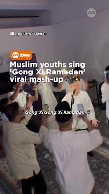 That festive mash-up has garnered more than 3.3 million views #8dayssg #8dayssgtrending #chinesenewyear #ramadan #gongxi 