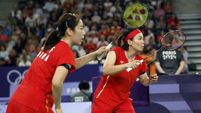 中国两支羽球女双组合 挺进半决赛