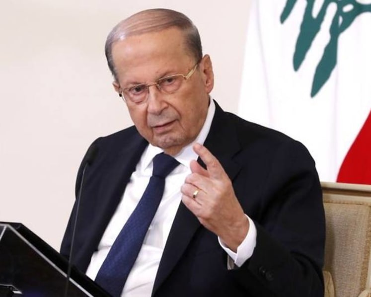 Lebanon's president expresses hope for Israel border talks