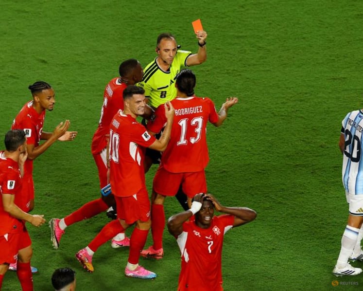Embolo red card turns Swiss dream into heartbreak against Argentina